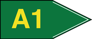 A1 airport minibus travel logo